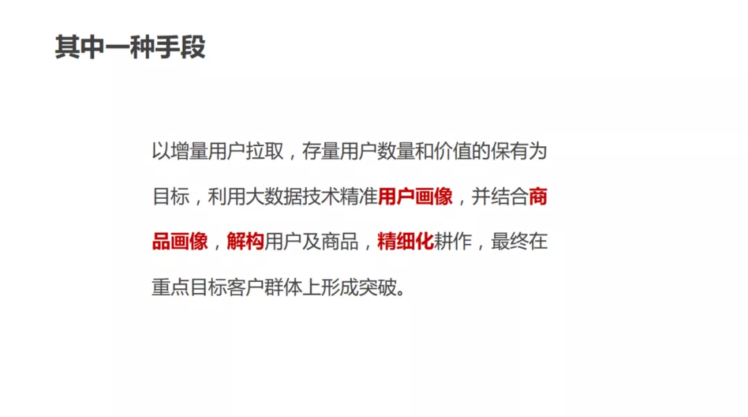 用戶畫像技術及方法論