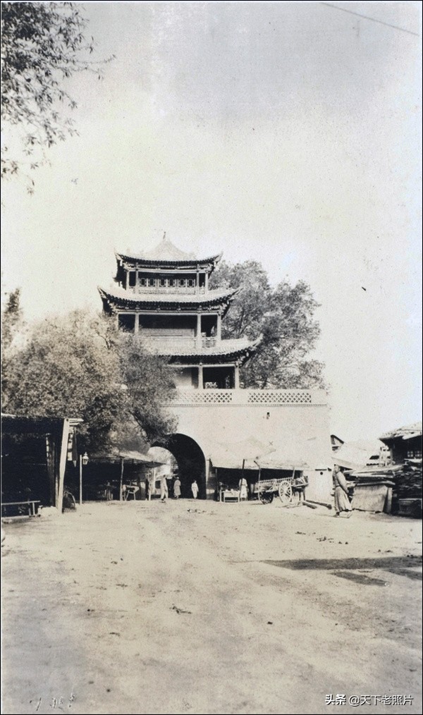 1910年 新疆惠远新城（今霍城县）城市与人物风貌照片