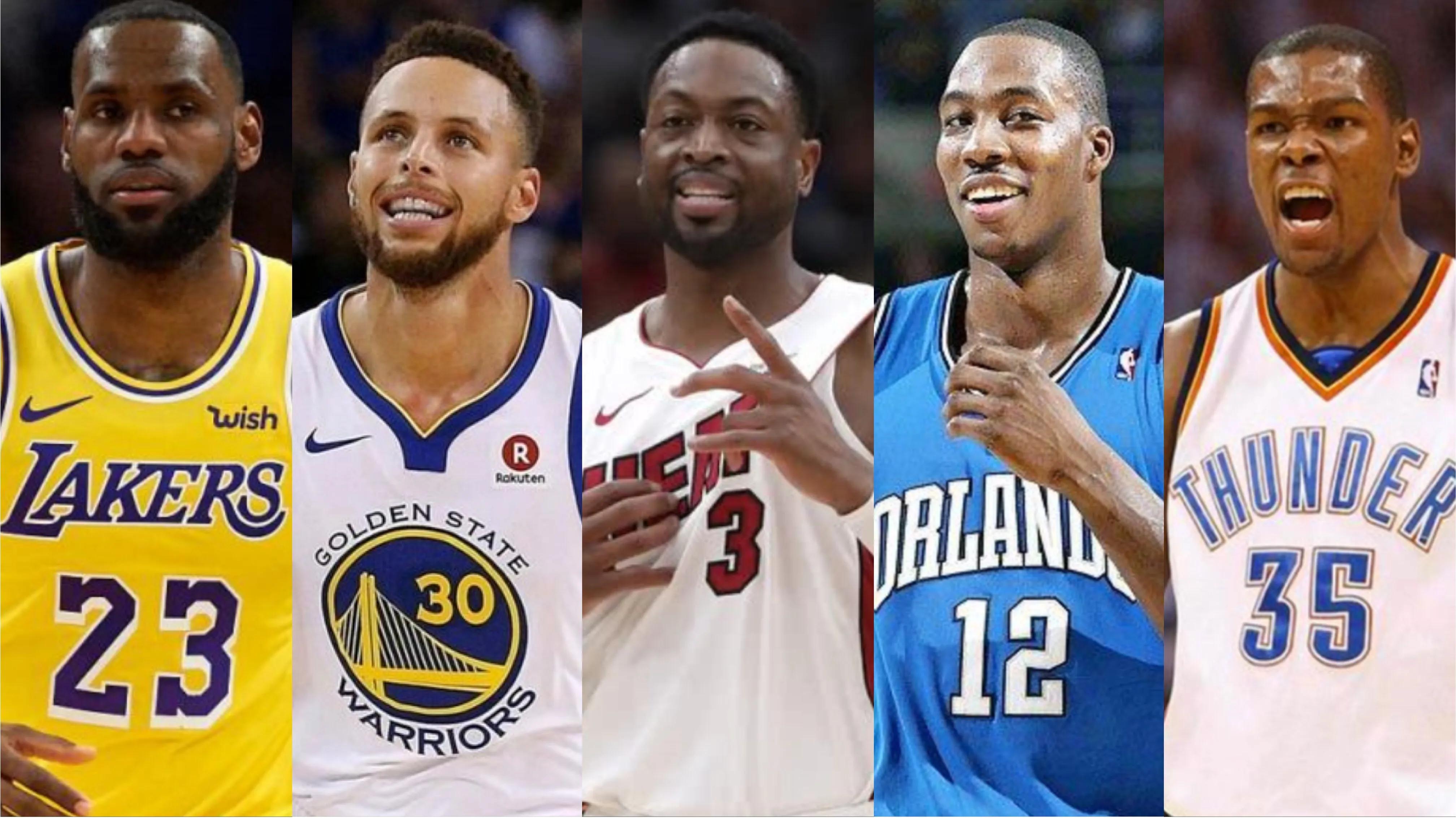 Which Of The Five Strongest NBA Players In The First 10 Years Of The ...