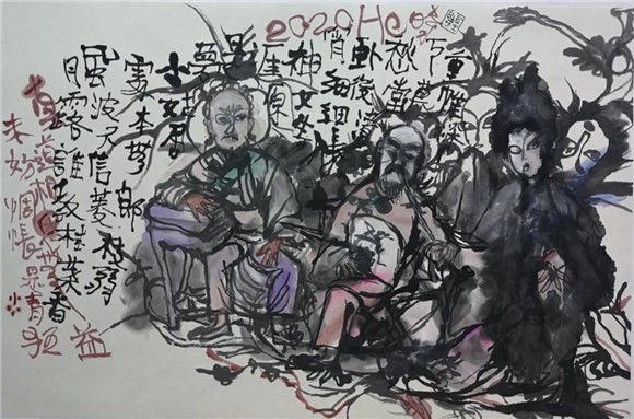 何金时的绘画