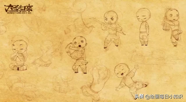 大圣归来的原画手稿太惊艳了!快来pick一下