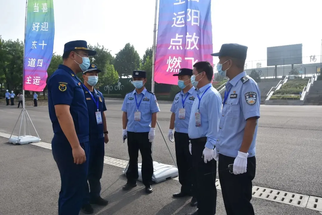 合陽公安全力以赴護航“十四運”
