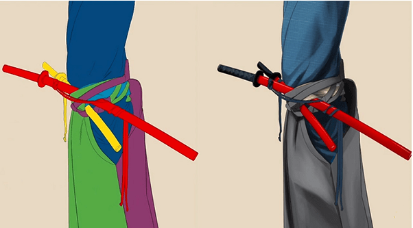 日系和服怎么画？讲解如何从结构中理解男士裤裙和服画法
