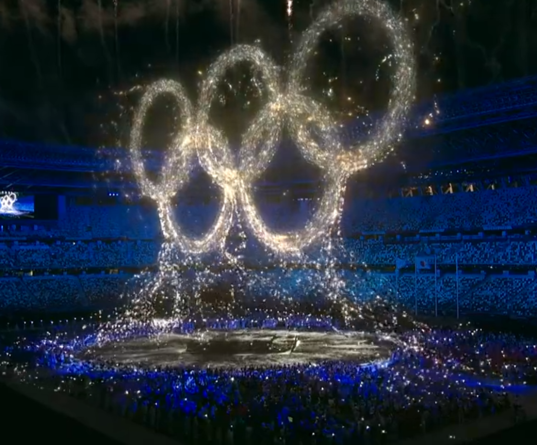 东京奥运闭幕式再现奇葩操作五环抄袭表演像作法中国队镜头少