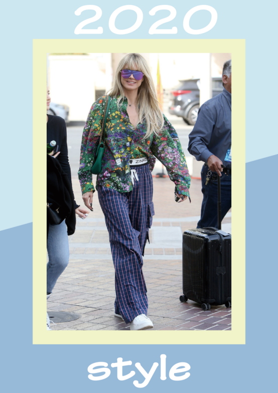 复古风今年强势来袭，款式百搭的格纹裤“卷土