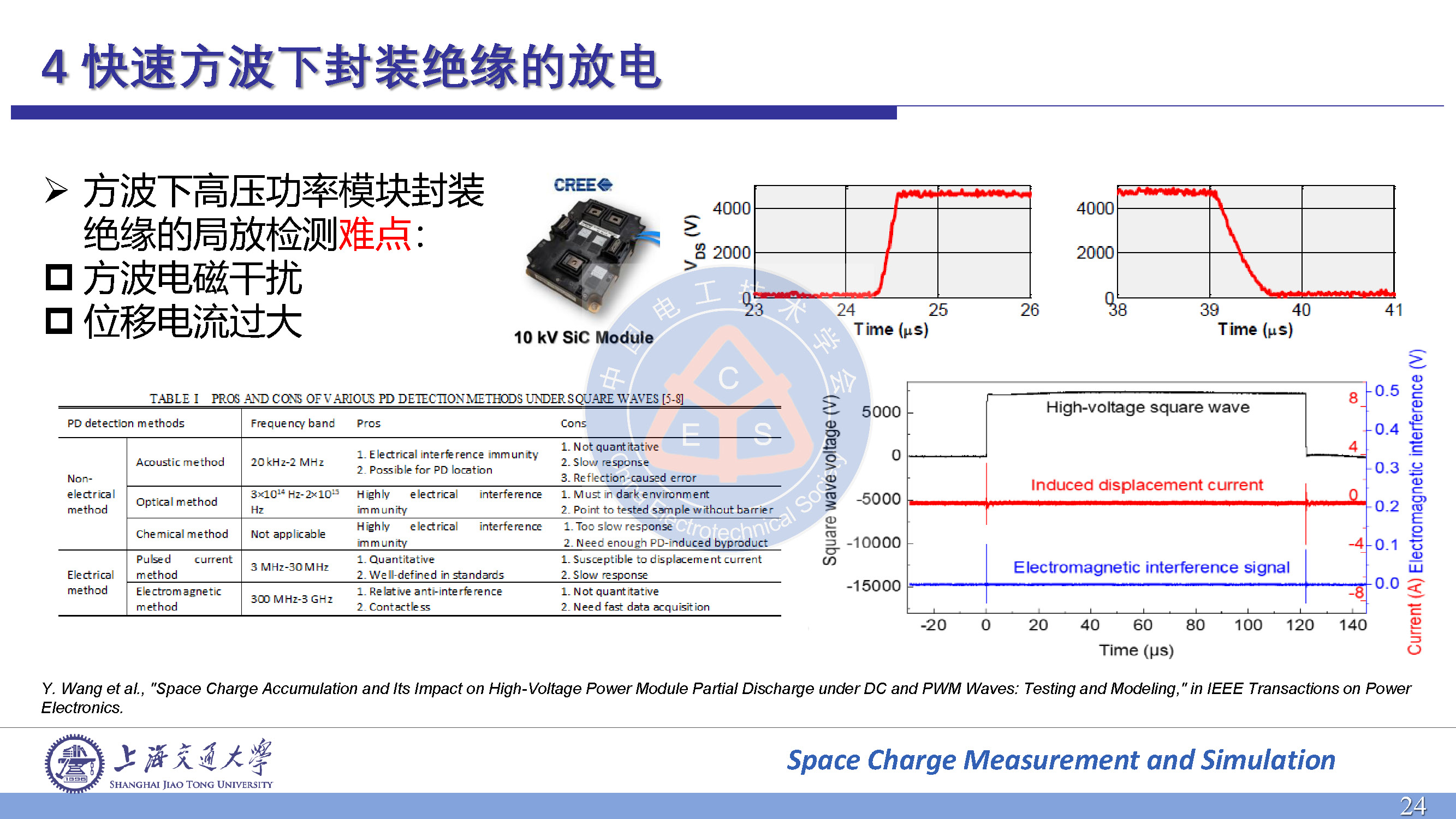 上海交大王亚林博士：高压电力电子模块封装绝缘的电荷输运与放电