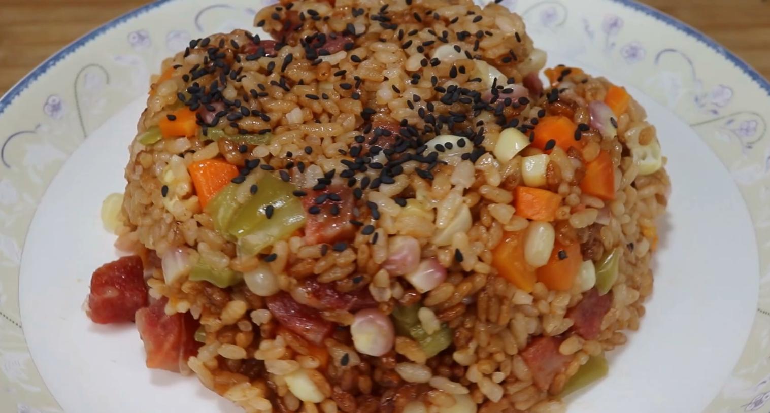 The best way to make braised rice with Chinese sausage, just two steps ...