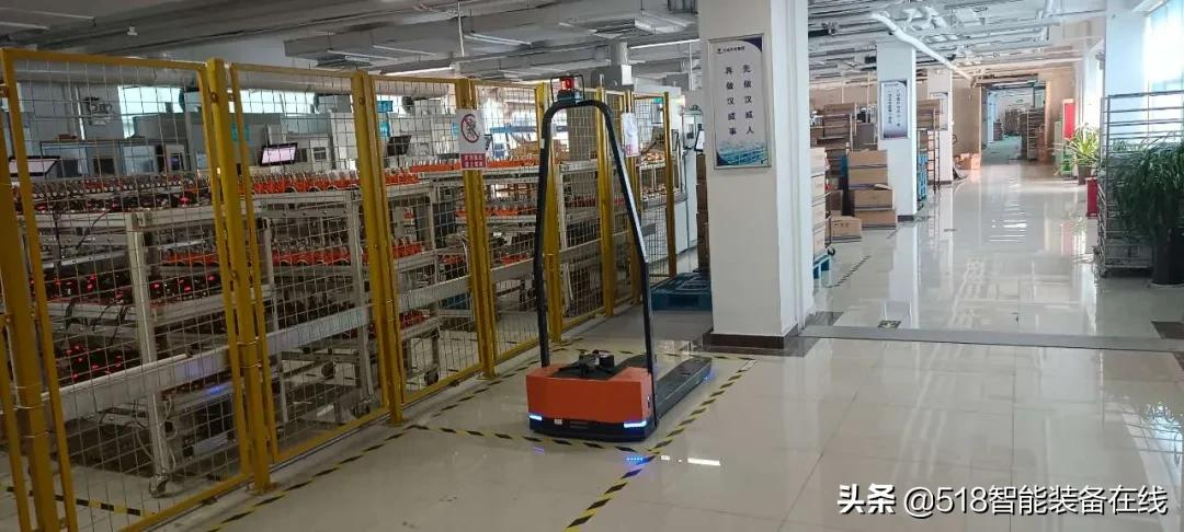 汉威科技柔性智能工厂不同车型混合调度实现多环节无人化搬运