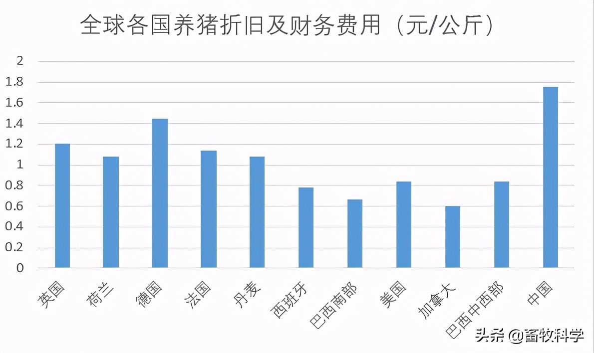 养猪成本每公斤不到6元？全球各国养猪成本大排名