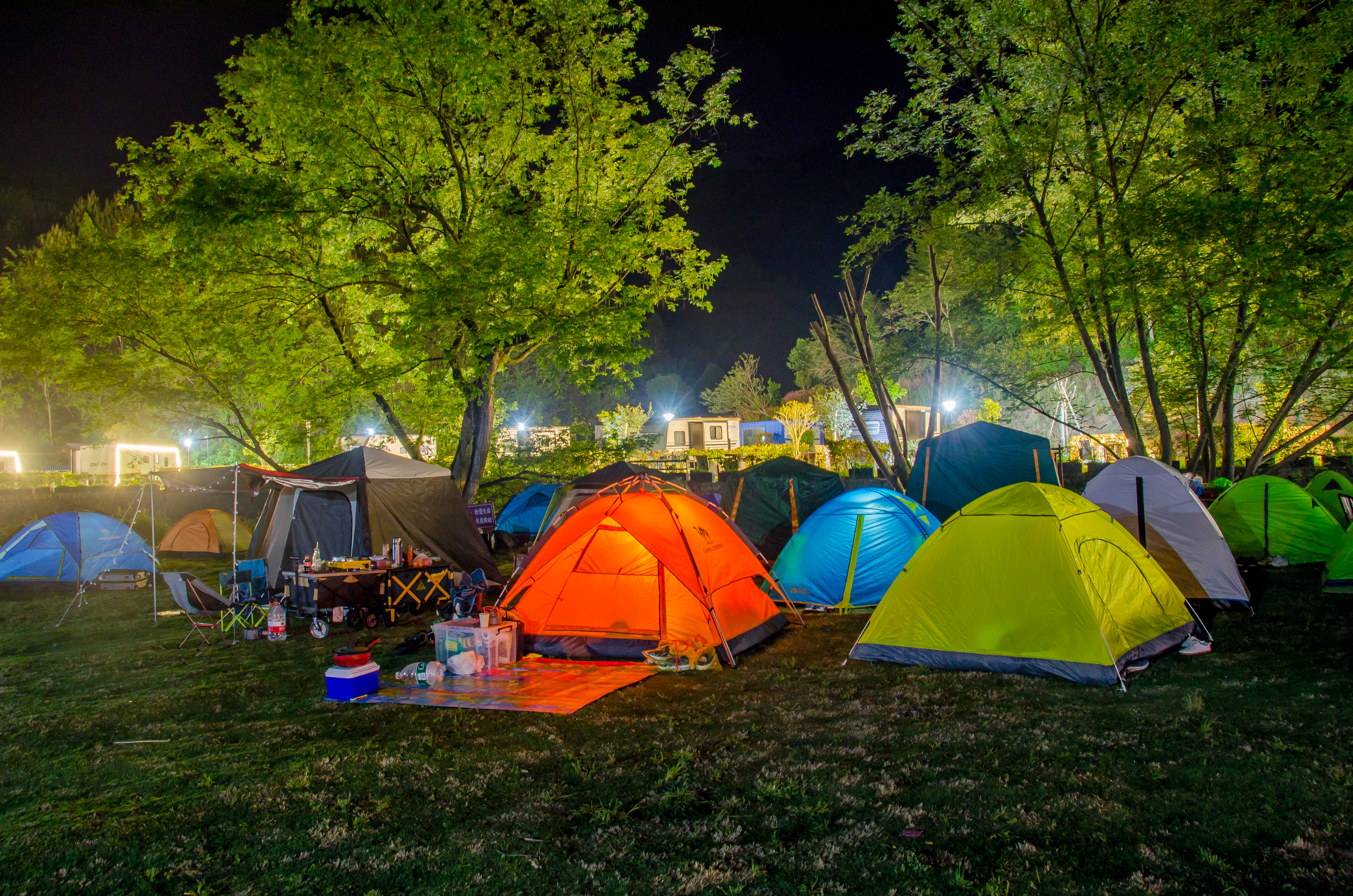 宁波露营，超出片的三大初夏露营地，感受精致的“野奢”露营方式