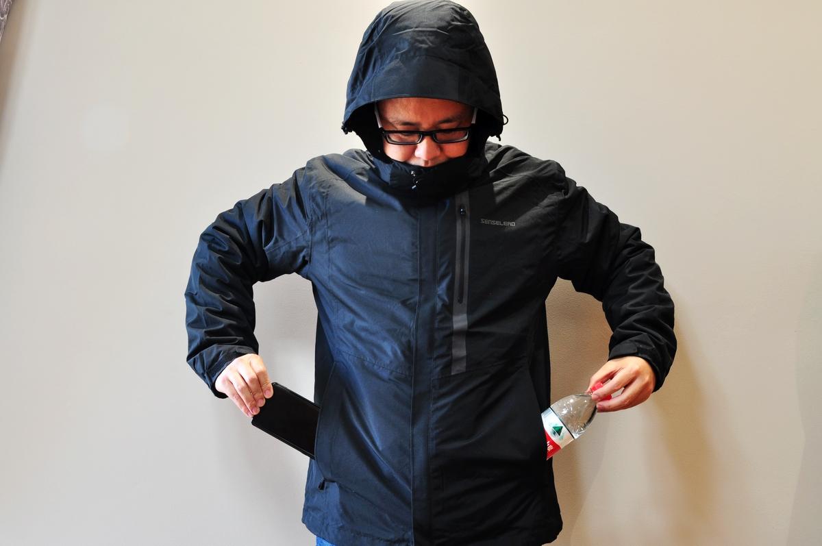 有效应对户外多种天气，SENSELEAD三合一冲锋衣