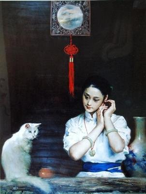 Zhou Xun, the queen of the three gold films, was chosen as a nude model