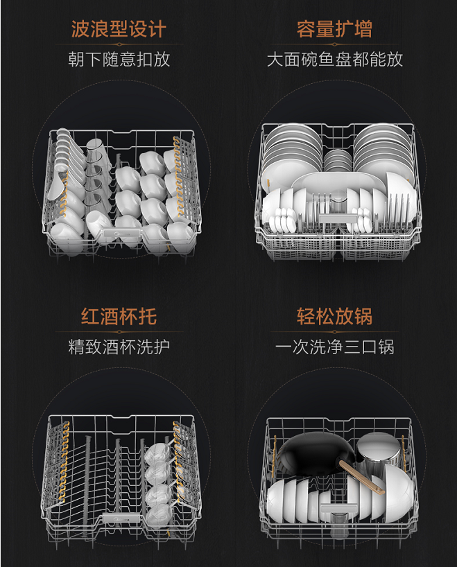 全新顶控，洗碗免弯腰！美的中式灭菌洗碗机GX800，臻享变频洗烘新体验