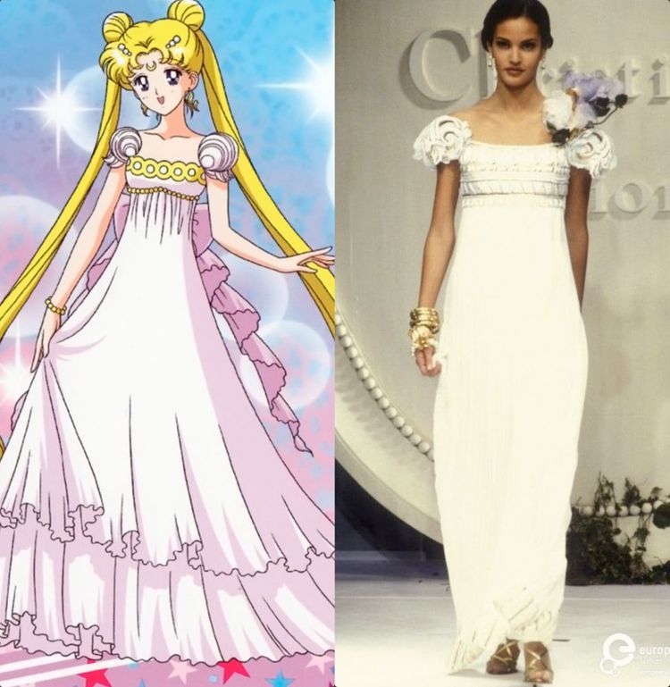 Sailor Moons references to high fashion exemplified by mock fashion ads  Naoko Takeuchi the illustrator and creator of Sailor moon was a  Instagram