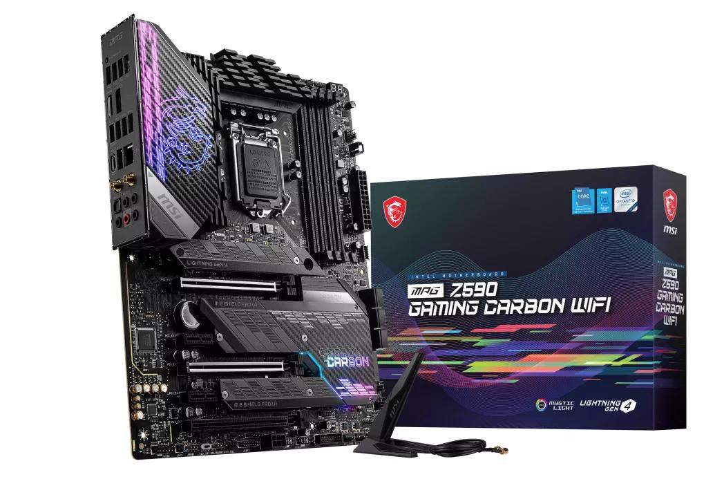 MPG Z590 GAMING CARBON WIFI暗黑板