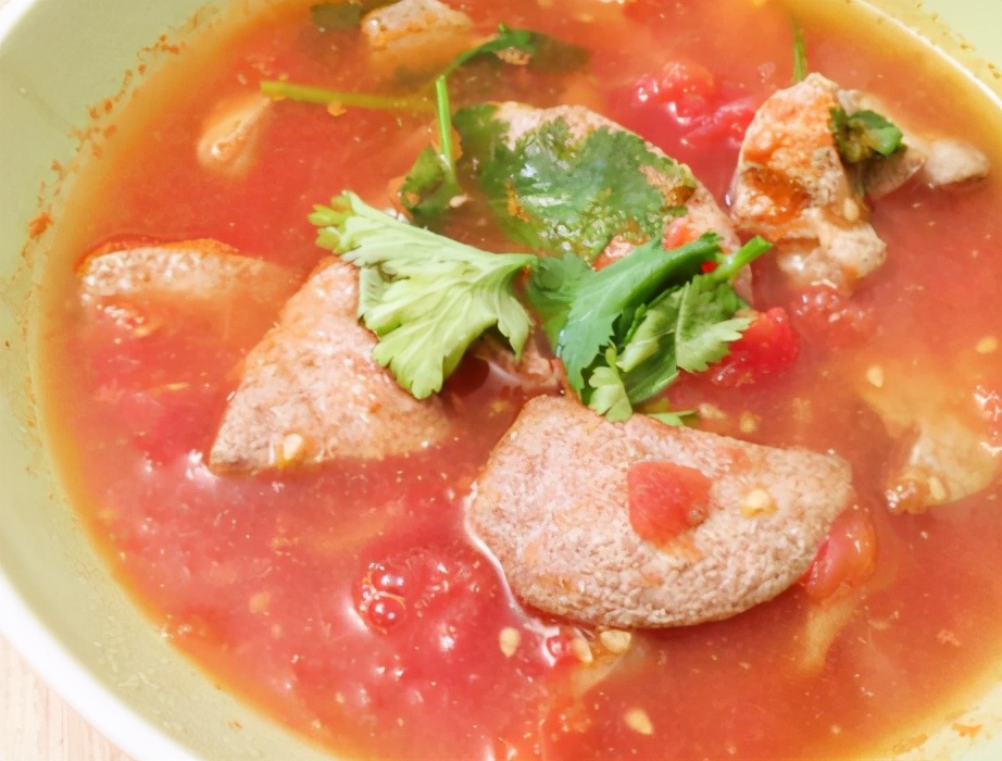番茄猪肝汤的做法步骤图 健康入夏天