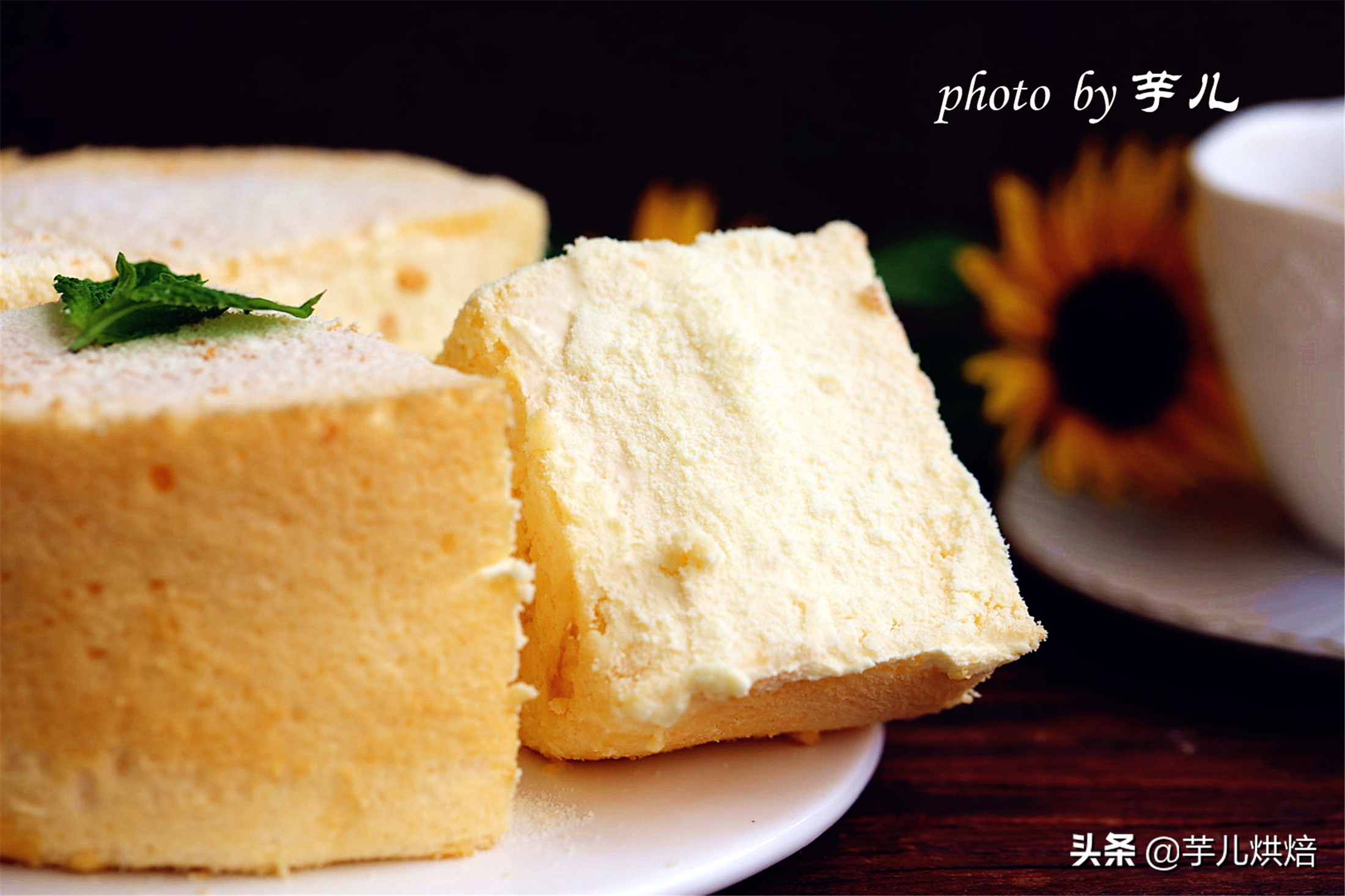 手把手教你做夏日网红单品，日式冰乳酪戚风蛋糕，冰凉轻甜好滋味