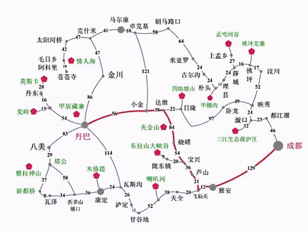 四川拟建一条高速，长约161公里，桥隧比约93%，丹巴迎来发展机遇