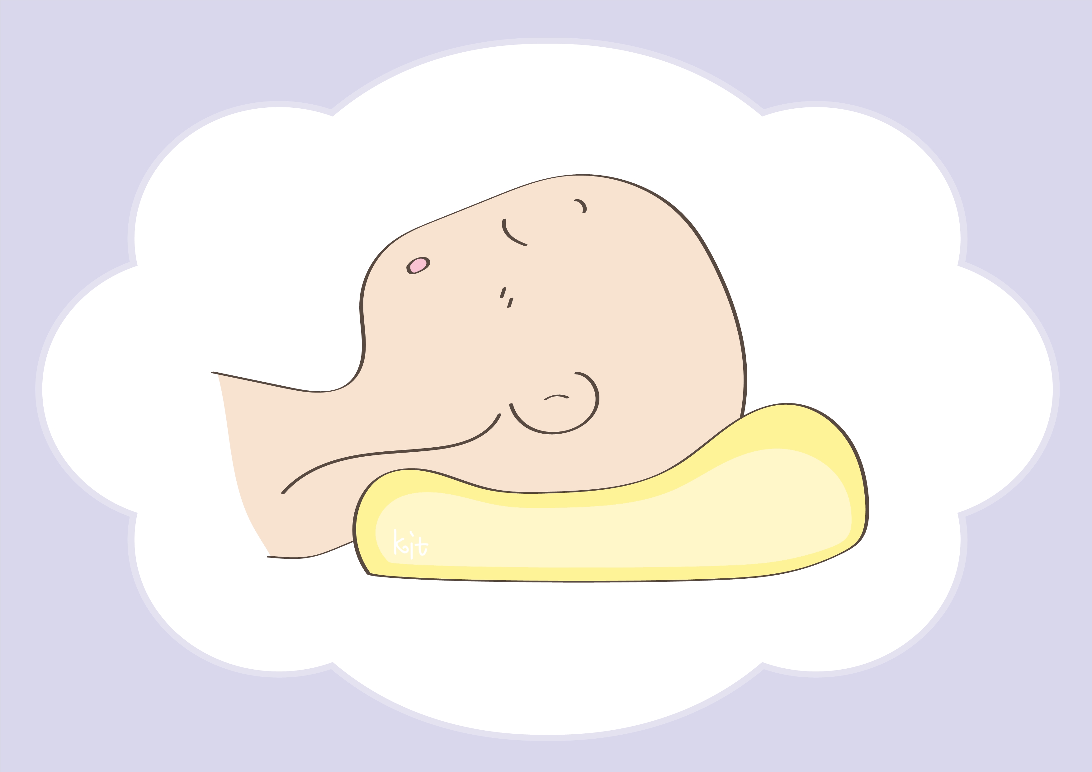 Pillows are used when babies are born, but they are very particular