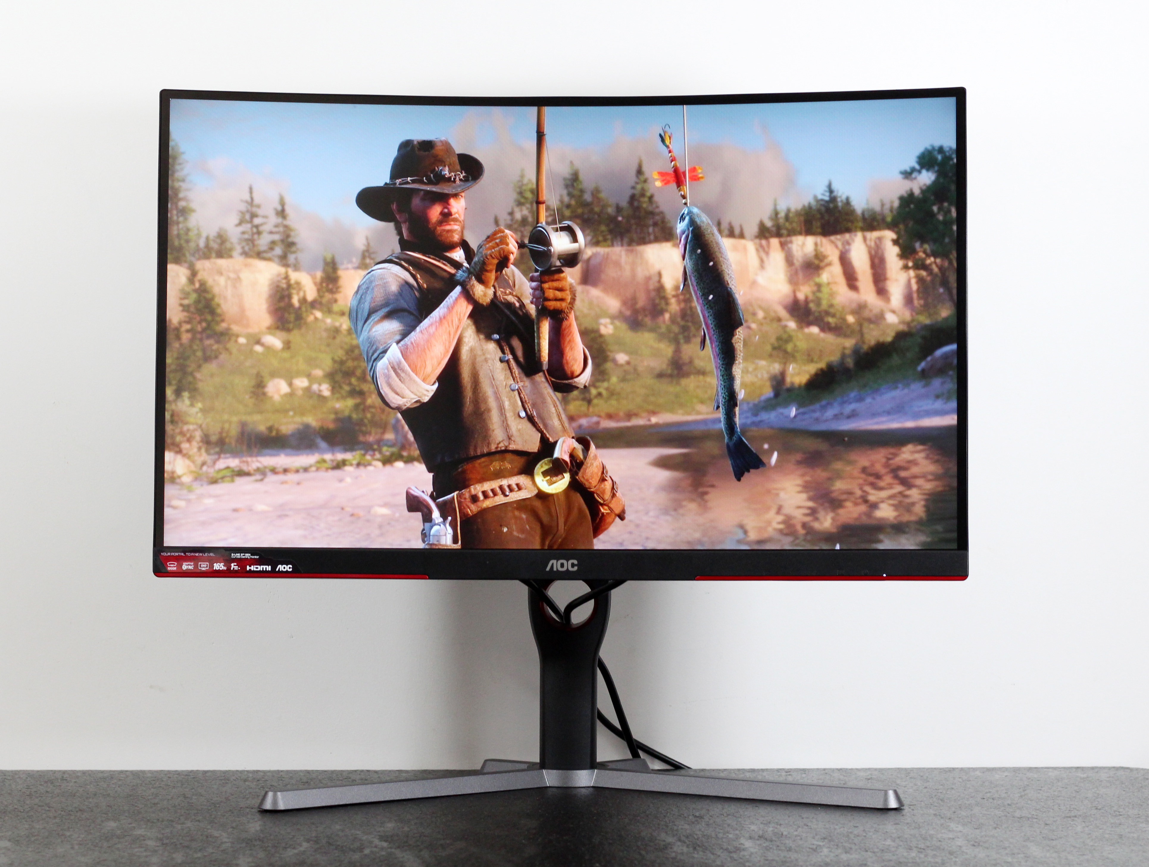 AOC CQ27G3S显示器评测：2K曲面+165Hz，干好新平台的显示活