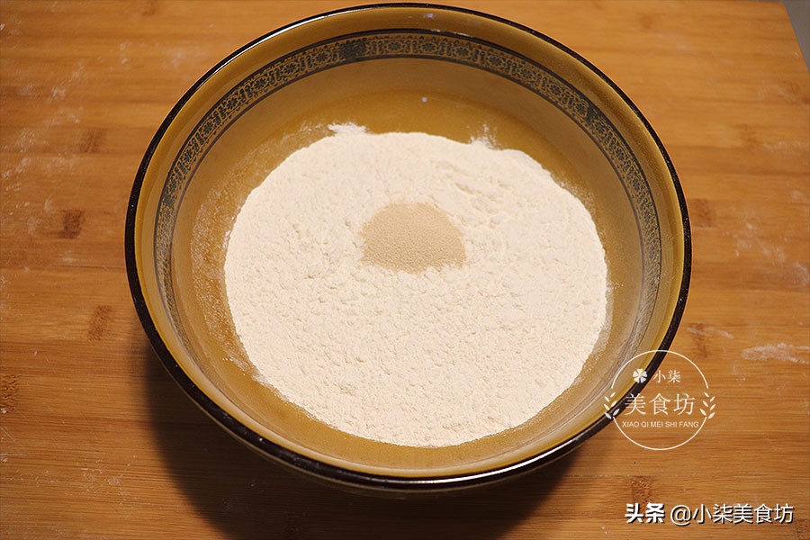 图片[3]-一碗面粉 2把花生米 教你做花生酥烧饼 外酥里软 5分钟就出锅-起舞食谱网