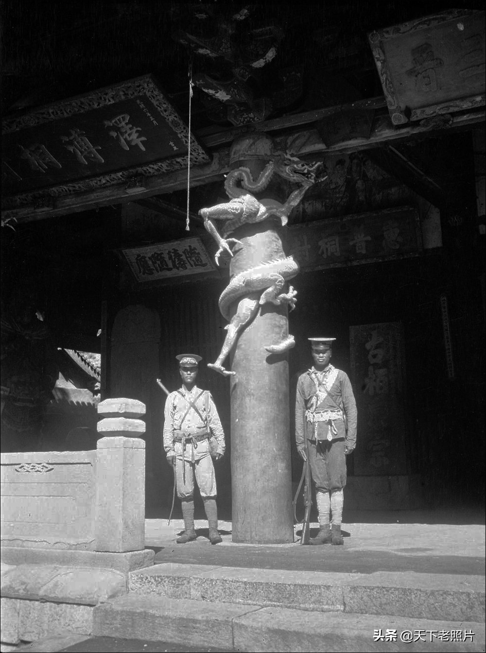 1914年 山西太原老照片 太原城首义门和晋祠