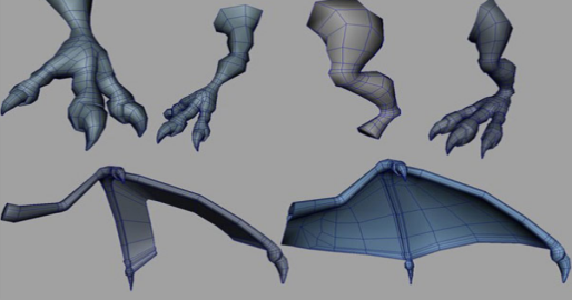 游戏建模师干货分享，MAYA卡通翼龙建模教程，会是你喜欢的吗