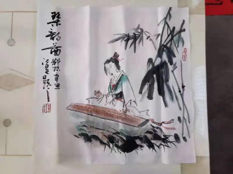 书画送下乡，文化暖人心—兰陵县书画院送文化下乡活动走进新兴镇