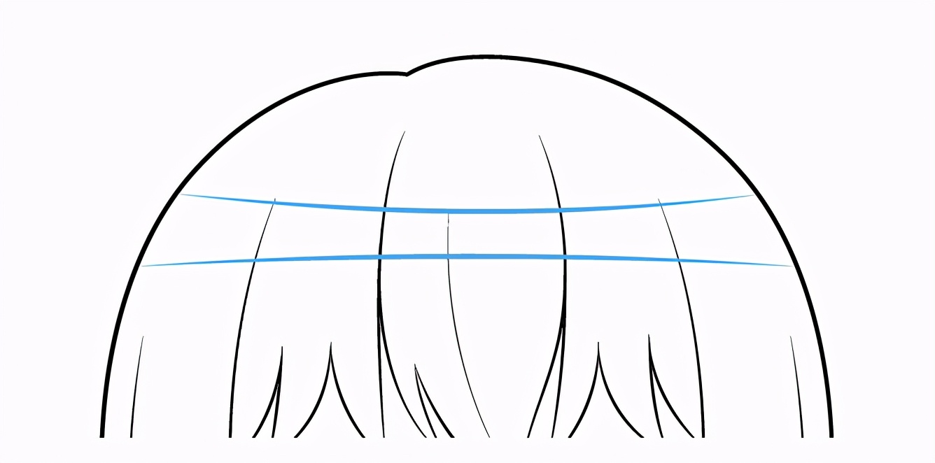 繪製動漫頭髮高光的不同方法- 頭條匯, image size:1336x662