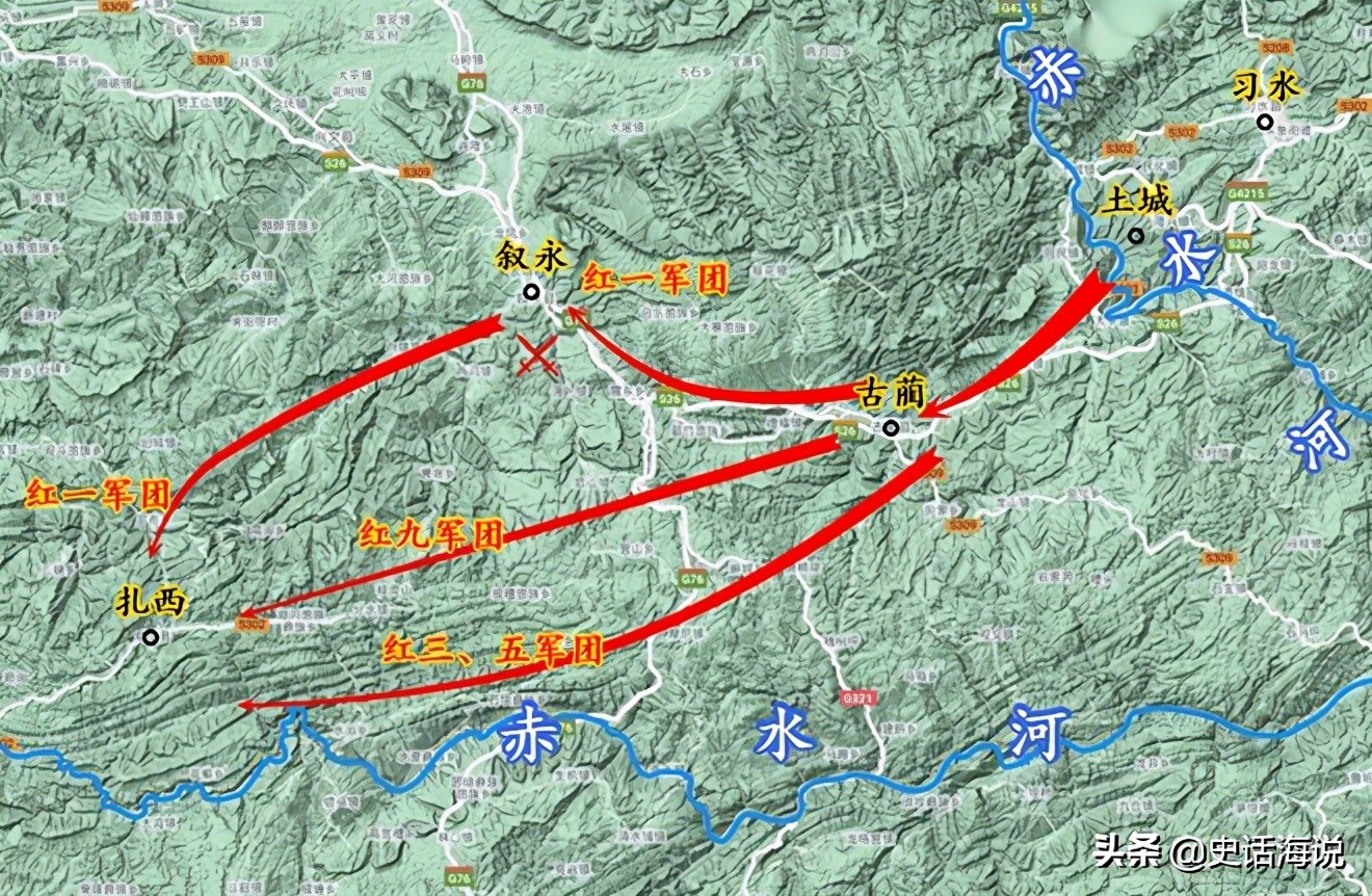 地图解析长征：四渡赤水有多伟大？令敌人为我而动，我自跳出重围