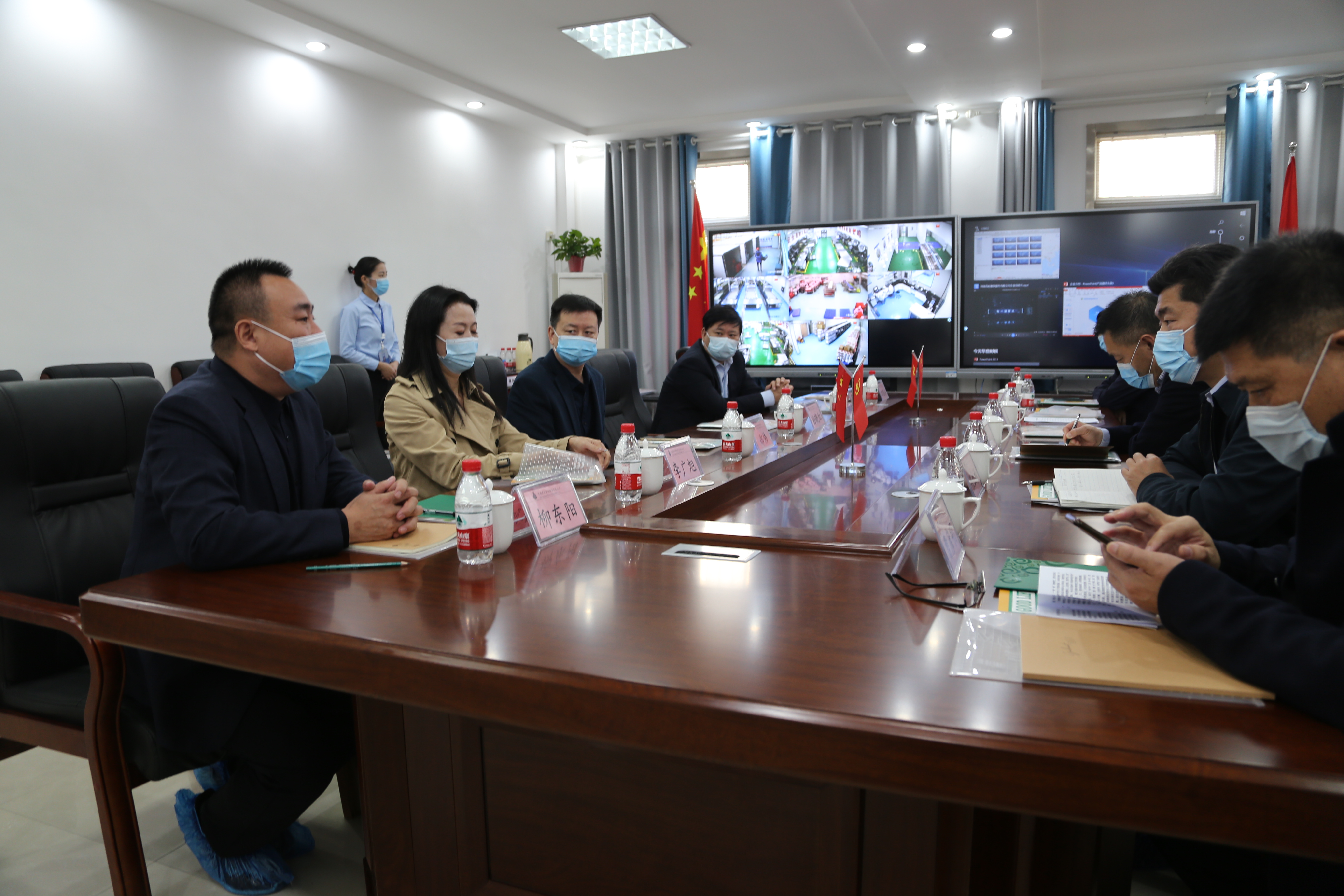 兰州市政府考察团调研青松餐饮，豆状元作为团餐指定供货商受好评