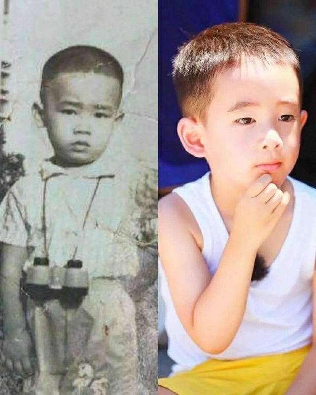 陳小春應采兒二胎兒子正面照首度曝光，五官跟媽媽一模一樣很帥氣