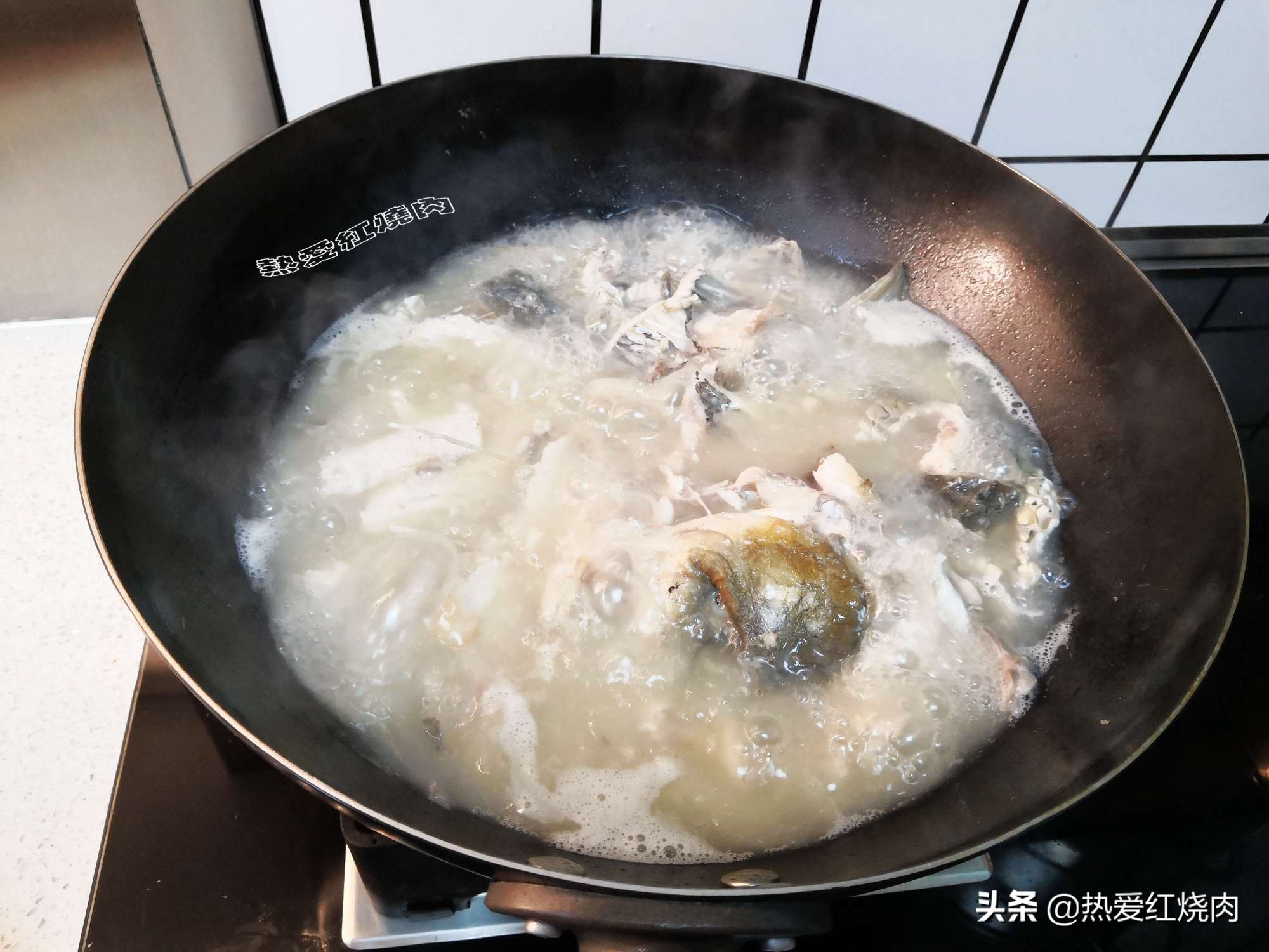 28元買了條大草魚，做成魚丸一大鍋，口感Q彈無添加一點也不腥