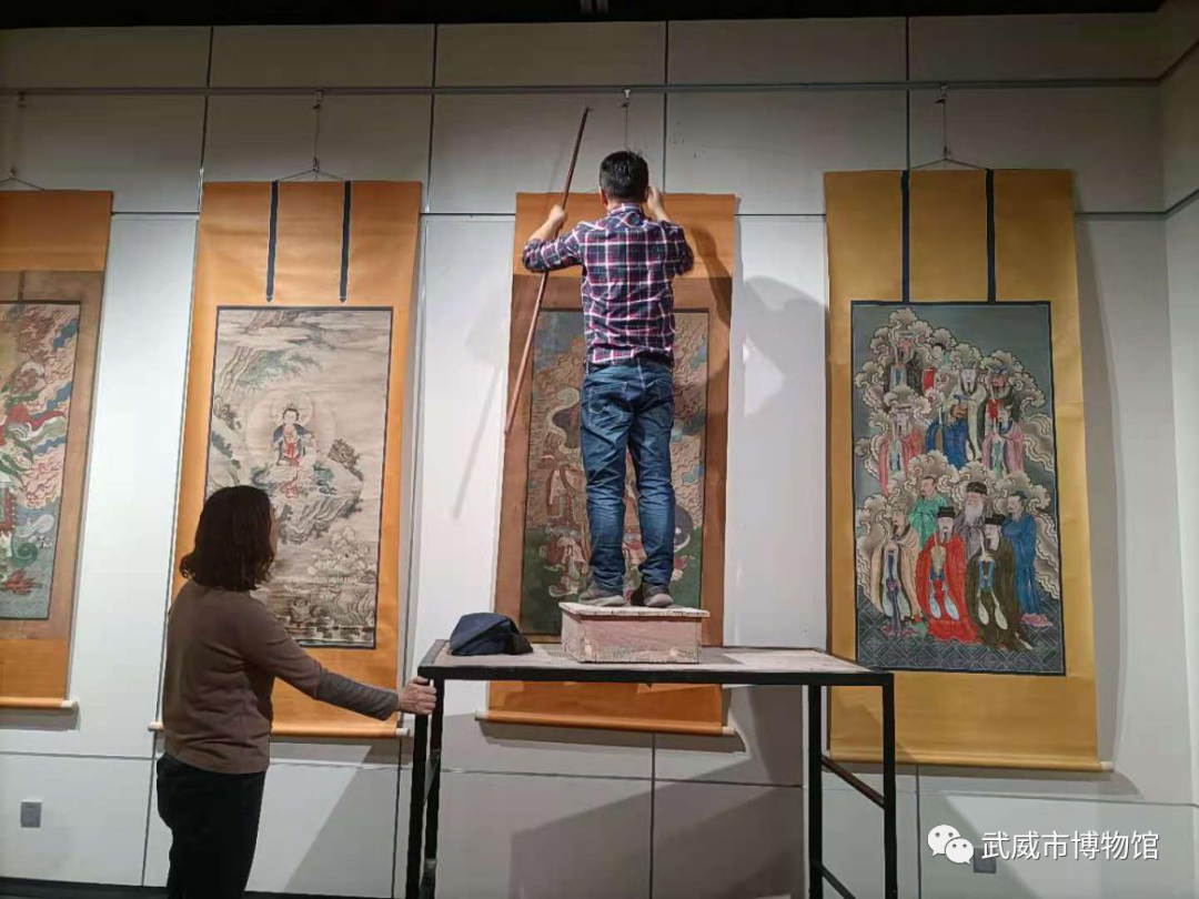 可移动的敦煌壁画武威市博物馆馆藏精品水陆画展即将开展