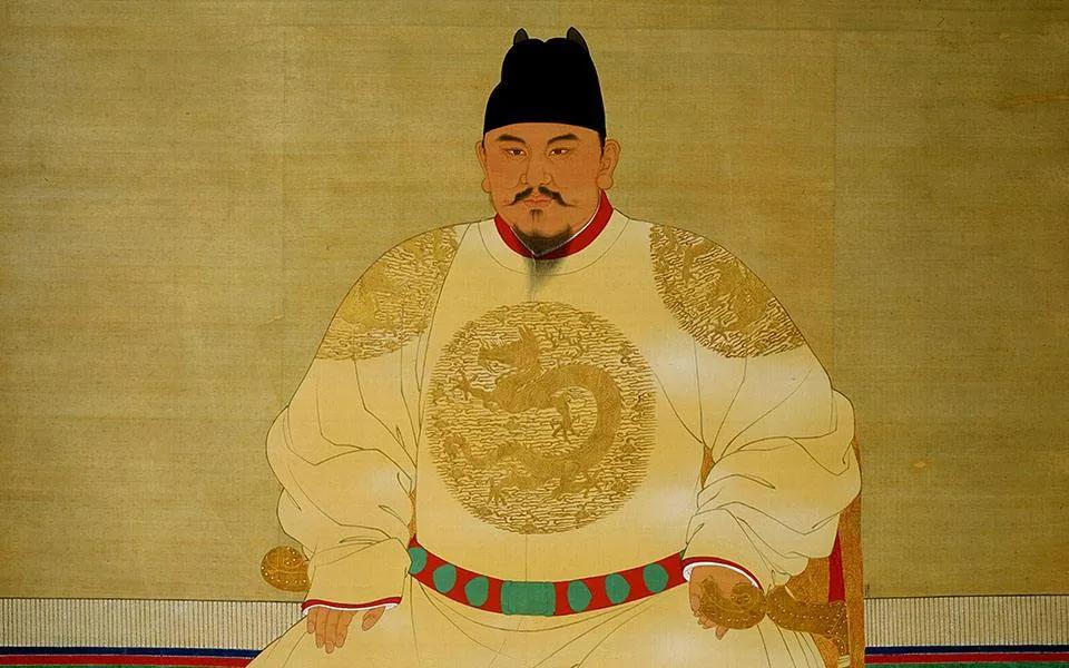 朱元璋画像最后一个汉人王朝明朝(1368年―1644年),从朱元璋灭元称帝