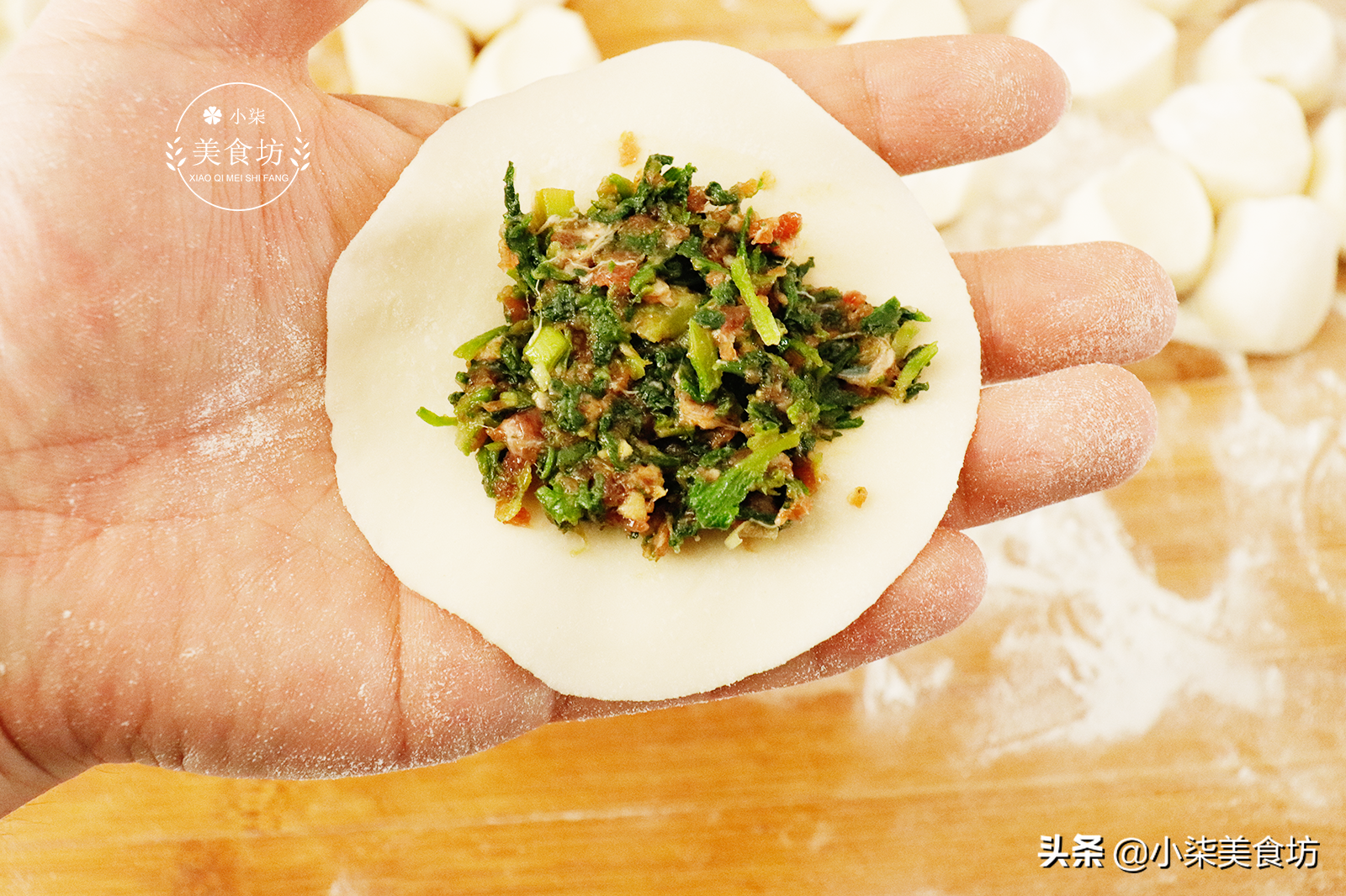 图片[14]-荠菜饺子好吃做法 皮薄馅香 吃再多也不腻 一口一个2斤都不够-起舞食谱网