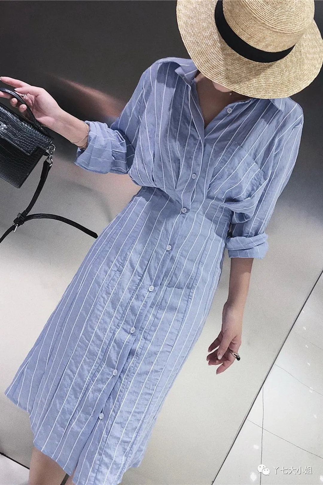 夏季一定要穿上藍色,顯白、顯氣質又降溫