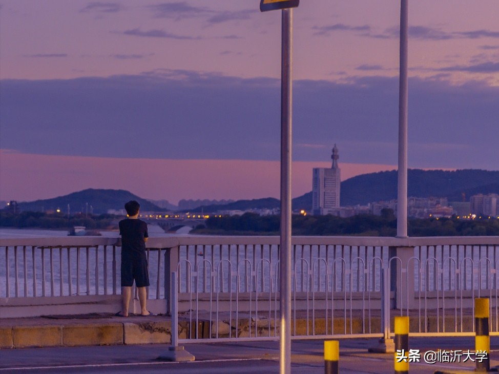 The most beautiful sky below camera lens is illuminated