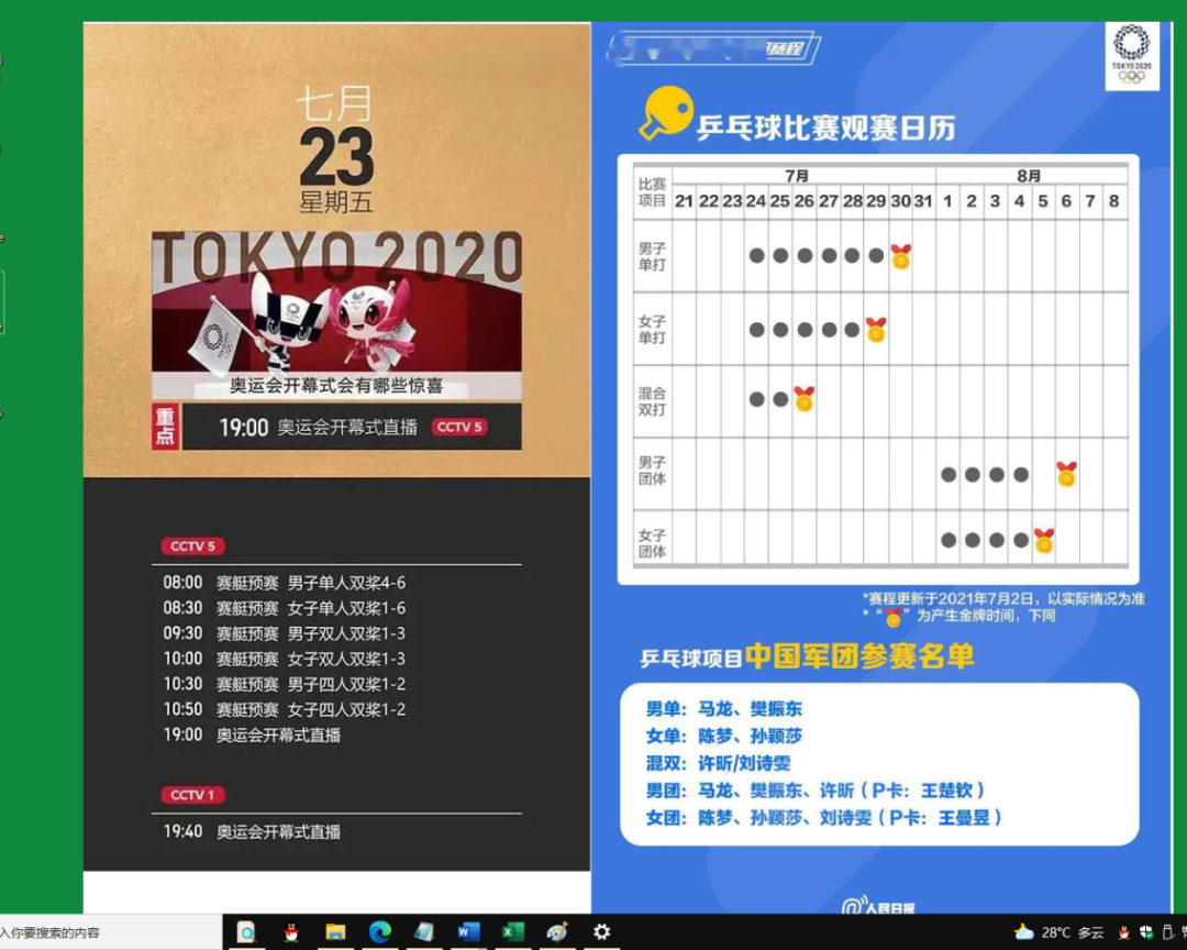 奥运会来了，精彩赛事这样看