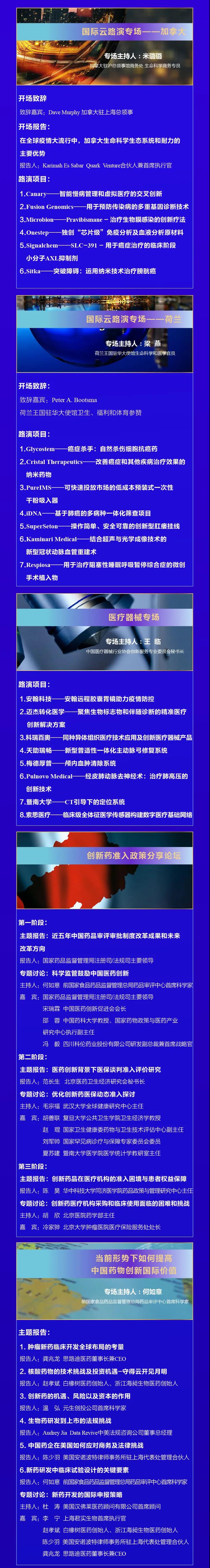 第五届中国医药创新与投资大会开幕式日程｜大咖云集，华章再谱
