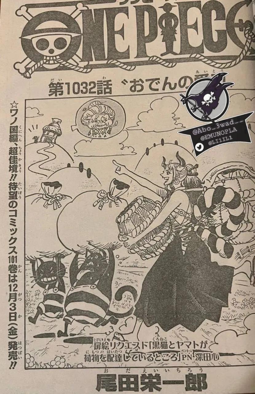 One Piece Chapter 1032, Japanese Full Picture, Mita Aidao