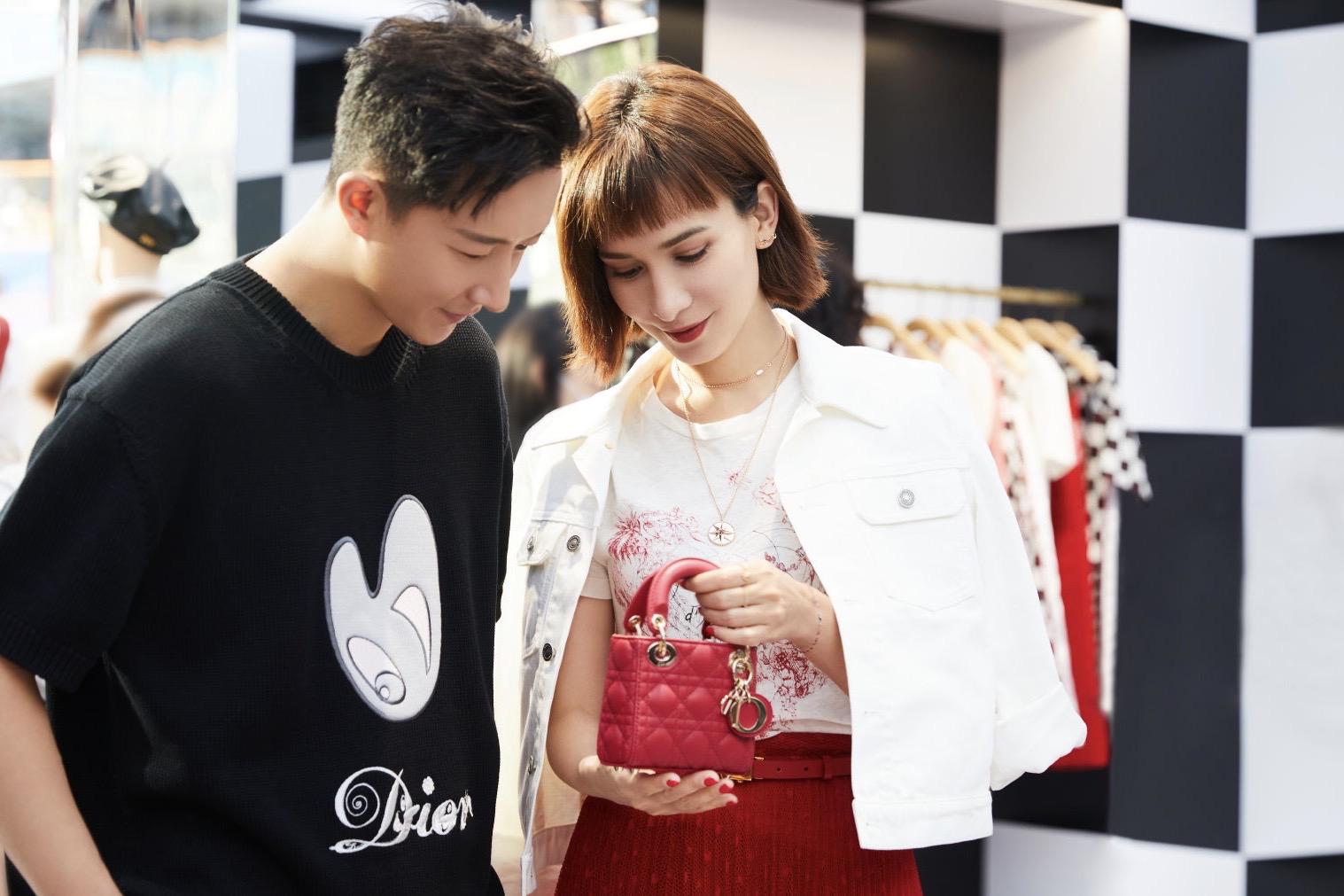 Lu Jingshan and Han Geng joined hands to appear at the Dior event ...