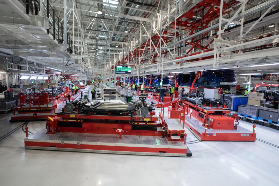周产5000辆Model Y，智八斗记者实地探秘特斯拉超级工厂