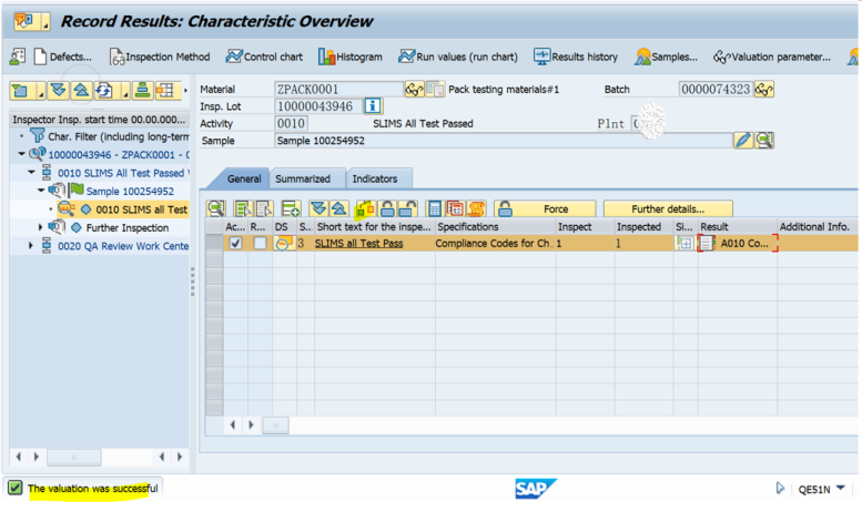 SAP QM 含有长期检验特性的检验批UD完成后还能录入检验结果？