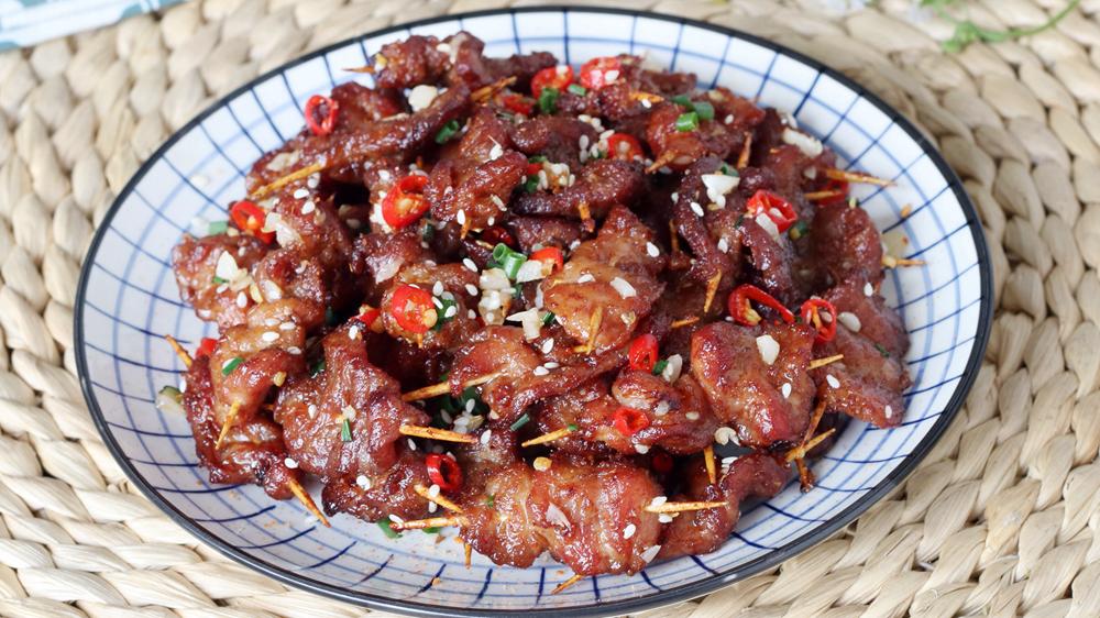 Toothpick Meat The correct method of cumin toothpick lamb, teach you a trick, the meat ...