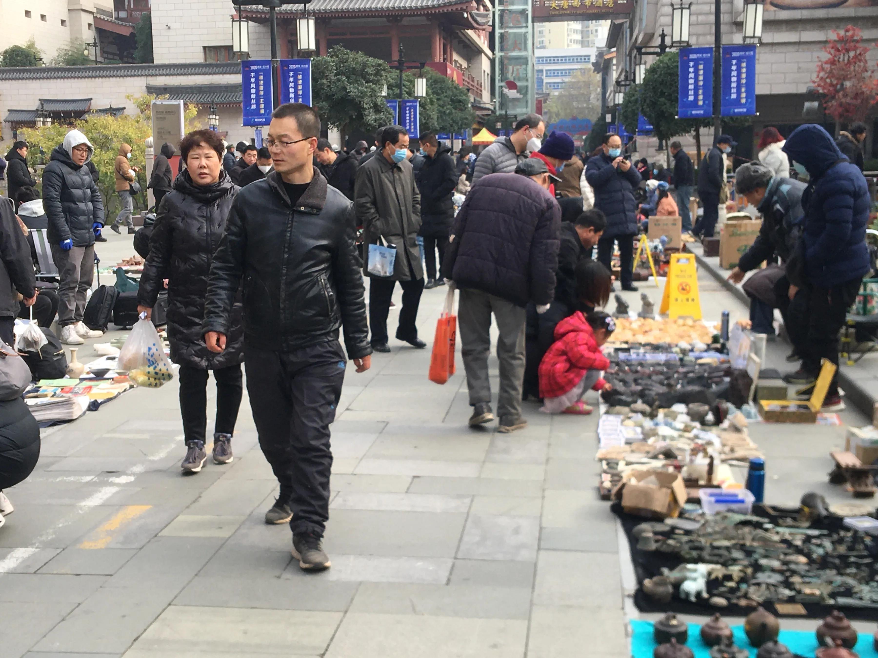 大唐西市西安最大的古玩市场曾是唐朝最繁华的商市