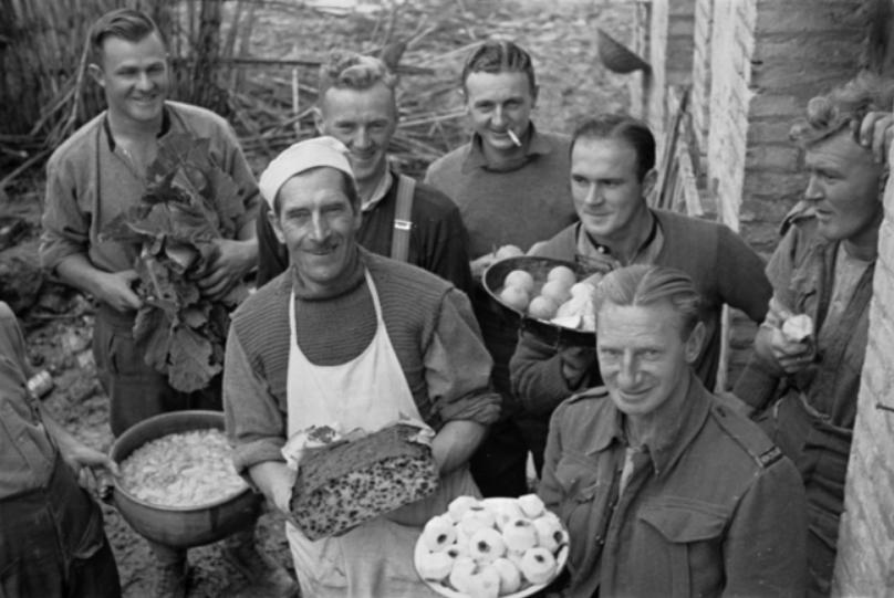 The food was good for the Italians in World War II? Maybe the food in ...