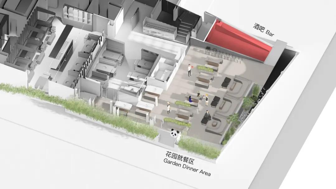 The tide in room of old ocean of dining-room of chaffy dish of Shanghai PANDA 1731 lives