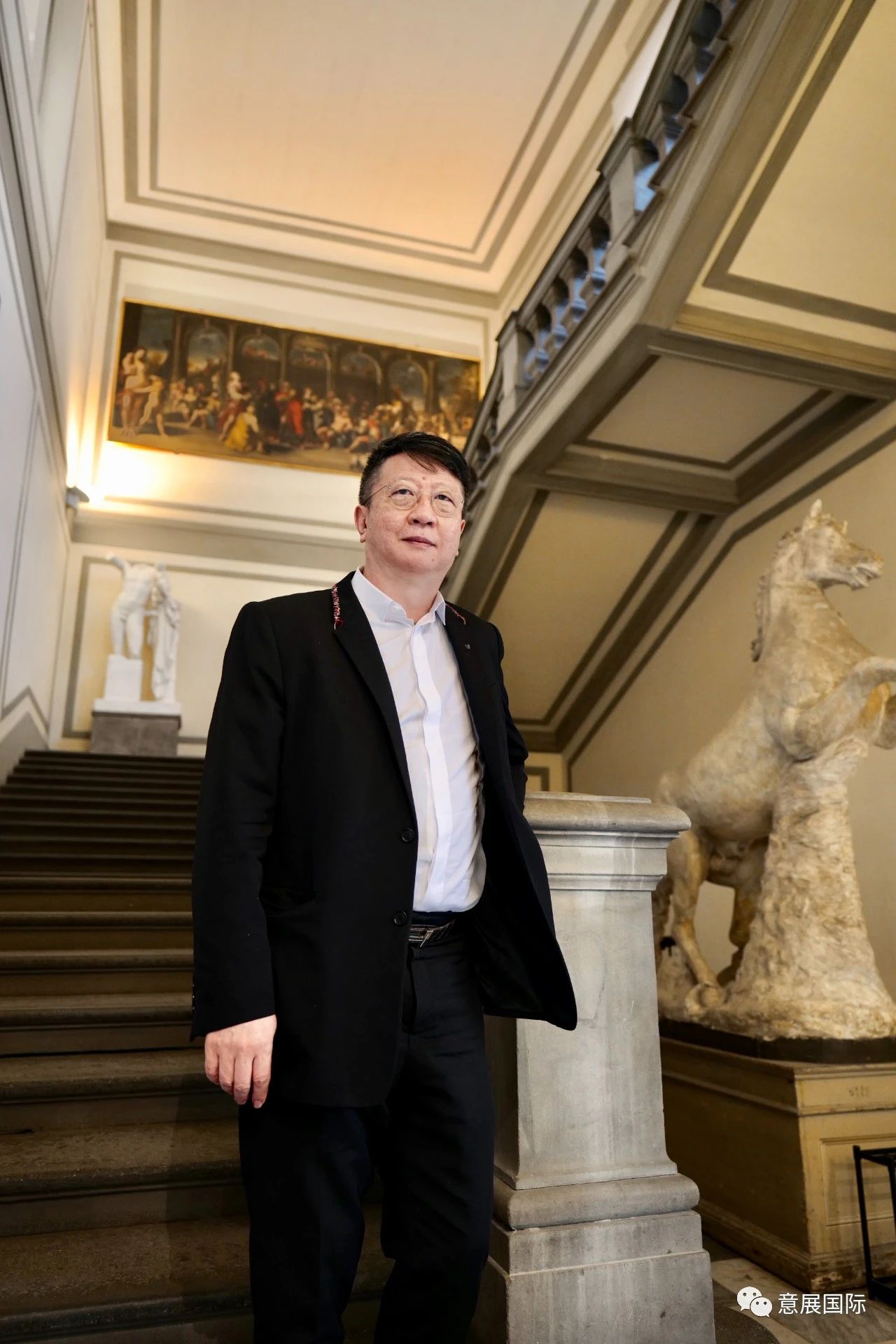 畫家王衍成在義大利佛羅倫斯美術學院交流訪問 - 資訊咖