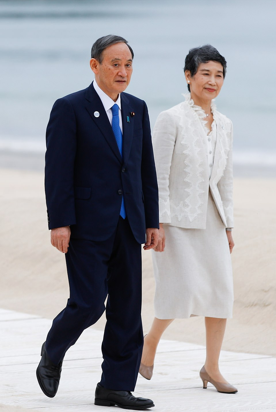 第一夫人们G7峰会首场比拼！日本夫人大展东方美，英国夫人真少女